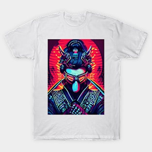 psychedelic samurai T-Shirt